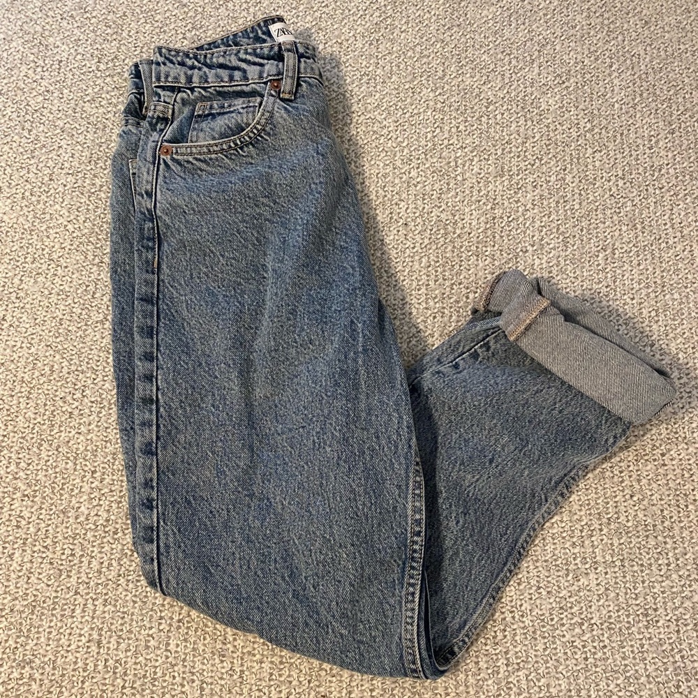 zara mom jeans